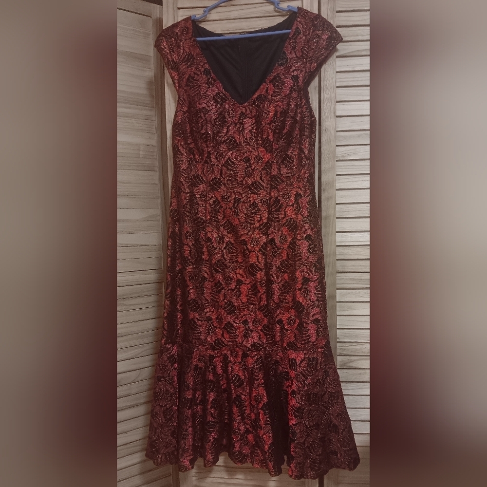 Dress red n black - Picture 2 of 5